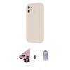 MARSİLYAN™- iPhone 11 Kılıf Yankı Yansıma Özel Seri - Siyah Joko Magic 5D Cam + Siyah Raze Metal Kamera Lens