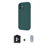MARSİLYAN™- iPhone 11 Kılıf Yankı Yansıma Özel Seri - Siyah Joko Magic 5D Cam + PVD Metal Kamera Lens - YL