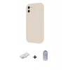 MARSİLYAN™- iPhone 11 Kılıf Yankı Yansıma Özel Seri - Siyah Joko Magic 5D Cam + Renkli Kamera Lens Koruma Cam - YL