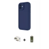 MARSİLYAN™- iPhone 11 Kılıf Yankı Yansıma Özel Seri - Siyah Joko Magic 5D Hayalet Cam + Pers Alüminyum Kamera Lens - GD