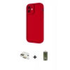 MARSİLYAN™- iPhone 11 Kılıf Yankı Yansıma Özel Seri - Siyah Joko Magic 5D Hayalet Cam + Pers Alüminyum Kamera Lens - GD