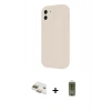 MARSİLYAN™- iPhone 11 Kılıf Yankı Yansıma Özel Seri - Siyah Joko Magic 5D Hayalet Cam + Pers Alüminyum Kamera Lens - GD