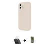 MARSİLYAN™- iPhone 11 Kılıf Yankı Yansıma Özel Seri - Siyah Joko Magic 5D Hayalet Cam + Kamera Lens Koruma Cam - SF
