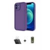 MARSİLYAN™- iPhone 11 Kılıf Yankı Yansıma Özel Seri - Siyah Joko Magic 5D Hayalet Cam + Kamera Lens Koruma Cam - SF