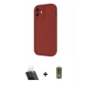 MARSİLYAN™- iPhone 11 Kılıf Yankı Yansıma Özel Seri - Siyah Joko Magic 5D Hayalet Cam + Kamera Lens Koruma Cam - SF