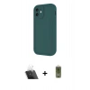 MARSİLYAN™- iPhone 11 Kılıf Yankı Yansıma Özel Seri - Siyah Joko Magic 5D Hayalet Cam + Kamera Lens Koruma Cam - SF
