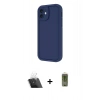 MARSİLYAN™- iPhone 11 Kılıf Yankı Yansıma Özel Seri - Siyah Joko Magic 5D Hayalet Cam + Kamera Lens Koruma Cam - SF