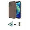 MARSİLYAN™- iPhone 11 Kılıf Yankı Yansıma Özel Seri - Siyah Joko Magic 5D Hayalet Cam + Raze Metal Kamera Lens - MI