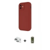 MARSİLYAN™- iPhone 11 Kılıf Yankı Yansıma Özel Seri - Siyah Joko Magic 5D Hayalet Cam + Pers Alüminyum Kamera Lens - YL