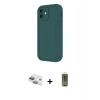 MARSİLYAN™- iPhone 11 Kılıf Yankı Yansıma Özel Seri - Siyah Joko Magic 5D Hayalet Cam + Pers Alüminyum Kamera Lens - YL