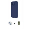 MARSİLYAN™- iPhone 11 Kılıf Yankı Yansıma Özel Seri - Siyah Joko Magic 5D Hayalet Cam + Pers Alüminyum Kamera Lens - GI