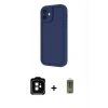 MARSİLYAN™- iPhone 11 Kılıf Yankı Yansıma Özel Seri - Siyah Joko Magic 5D Hayalet Cam + PVD Metal Kamera Lens - TU
