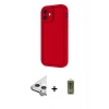 MARSİLYAN™- iPhone 11 Kılıf Yankı Yansıma Özel Seri - Siyah Joko Magic 5D Hayalet Cam + Raze Metal Kamera Lens - GS