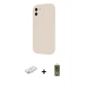MARSİLYAN™- iPhone 11 Kılıf Yankı Yansıma Özel Seri - Siyah Joko Magic 5D Hayalet Cam + Renkli Kamera Lens Koruma Cam - SI