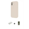 MARSİLYAN™- iPhone 11 Kılıf Yankı Yansıma Özel Seri - Siyah Joko Magic 5D Hayalet Cam + Renkli Kamera Lens Koruma Cam - TU