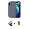 MARSİLYAN™- iPhone 11 Kılıf Yankı Yansıma Özel Seri - Siyah Joko Magic 5D Hayalet Cam + Raze Metal Kamera Lens - SH