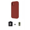 MARSİLYAN™- iPhone 11 Kılıf Yankı Yansıma Özel Seri - Siyah Joko Magic 5D Hayalet Cam + PVD Metal Kamera Lens - TU