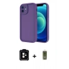 MARSİLYAN™- iPhone 11 Kılıf Yankı Yansıma Özel Seri - Siyah Joko Magic 5D Hayalet Cam + PVD Metal Kamera Lens - TU