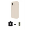 MARSİLYAN™- iPhone 11 Kılıf Yankı Yansıma Özel Seri - Siyah Joko Magic 5D Hayalet Cam + PVD Metal Kamera Lens - TU