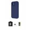 MARSİLYAN™- iPhone 11 Kılıf Yankı Yansıma Özel Seri - Siyah Joko Magic 5D Hayalet Cam + PVD Metal Kamera Lens - YL