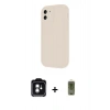MARSİLYAN™- iPhone 11 Kılıf Yankı Yansıma Özel Seri - Siyah Joko Magic 5D Hayalet Cam + PVD Metal Kamera Lens - YL
