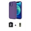MARSİLYAN™- iPhone 11 Kılıf Yankı Yansıma Özel Seri - Siyah Joko Magic 5D Hayalet Cam + PVD Metal Kamera Lens - YL