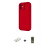 MARSİLYAN™- iPhone 11 Kılıf Yankı Yansıma Özel Seri - Siyah Joko Magic 5D Hayalet Cam + Renkli Kamera Lens Koruma Cam - YL