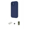 MARSİLYAN™- iPhone 11 Kılıf Yankı Yansıma Özel Seri - Siyah Joko Magic 5D Hayalet Cam + Renkli Kamera Lens Koruma Cam - YL