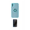 MARSİLYAN™- iPhone 11 Kılıf Yörünge Çizgi - Siyah 3D Antistatik Hayalet Cam Ekran Koruyucu