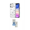 MARSİLYAN™- iPhone 11 Kılıf Yörünge Form - Şeffaf Royal Nano Ekran Koruyucu