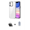 MARSİLYAN™- iPhone 11 Kılıf Yörünge Form - Siyah Joko Magic 5D Cam + Kamera Lens Koruma Cam - SF