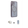 MARSİLYAN™- iPhone 11 Kılıf Zirve Doku Prime - Siyah Joko Magic 5D Cam + Pers Alüminyum Kamera Lens - GD