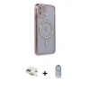 MARSİLYAN™- iPhone 11 Kılıf Zirve Doku Prime - Siyah Joko Magic 5D Cam + Pers Alüminyum Kamera Lens - GD