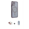 MARSİLYAN™- iPhone 11 Kılıf Zirve Doku Prime - Siyah Joko Magic 5D Cam + Pers Alüminyum Kamera Lens - KI