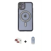 MARSİLYAN™- iPhone 11 Kılıf Zirve Doku Prime - Siyah Joko Magic 5D Cam + Pers Alüminyum Kamera Lens - KI