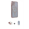 MARSİLYAN™- iPhone 11 Kılıf Zirve Doku Prime - Siyah Joko Magic 5D Cam + Pers Alüminyum Kamera Lens - KI