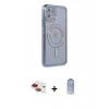 MARSİLYAN™- iPhone 11 Kılıf Zirve Doku Prime - Siyah Joko Magic 5D Cam + Pers Alüminyum Kamera Lens - KI