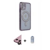 MARSİLYAN™- iPhone 11 Kılıf Zirve Doku Prime - Siyah Joko Magic 5D Cam + Raze Metal Kamera Lens - SH