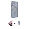 MARSİLYAN™- iPhone 11 Kılıf Zirve Doku Prime - Siyah Joko Magic 5D Cam + Raze Metal Kamera Lens - SH