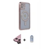 MARSİLYAN™- iPhone 11 Kılıf Zirve Doku Prime - Siyah Joko Magic 5D Cam + Raze Metal Kamera Lens - SH