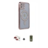 MARSİLYAN™- iPhone 11 Kılıf Zirve Doku Prime - Siyah Joko Magic 5D Hayalet Cam + Pers Alüminyum Kamera Lens - KI