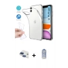 MARSİLYAN™- iPhone 11 Kılıf Zirve Doku - Siyah Joko Magic 5D Cam + Pers Alüminyum Kamera Lens - LT