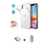 MARSİLYAN™- iPhone 11 Kılıf Zirve Doku - Siyah Joko Magic 5D Cam + Pers Alüminyum Kamera Lens - YL