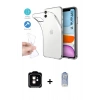 MARSİLYAN™- iPhone 11 Kılıf Zirve Doku - Siyah Joko Magic 5D Cam + PVD Metal Kamera Lens - TU