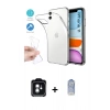 MARSİLYAN™- iPhone 11 Kılıf Zirve Doku - Siyah Joko Magic 5D Cam + PVD Metal Kamera Lens - YL