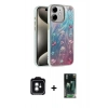 MARSİLYAN™- iPhone 11 Kılıf Zirve Modern Prime - Şeffaf 360 Full Body Arka Koruyucu + PVD Metal Kamera Lens - YL