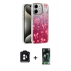 MARSİLYAN™- iPhone 11 Kılıf Zirve Modern Prime - Şeffaf 360 Full Body Arka Koruyucu + PVD Metal Kamera Lens - YL