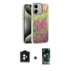 MARSİLYAN™- iPhone 11 Kılıf Zirve Modern Prime - Şeffaf 360 Full Body Arka Koruyucu + PVD Metal Kamera Lens - YL