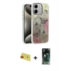 MARSİLYAN™- iPhone 11 Kılıf Zirve Modern Prime - Şeffaf 360 Full Body Arka Koruyucu + Rainbow Kamera Lens Koruma Cam - KI