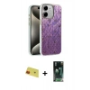 MARSİLYAN™- iPhone 11 Kılıf Zirve Modern Prime - Şeffaf 360 Full Body Arka Koruyucu + Rainbow Kamera Lens Koruma Cam - KI